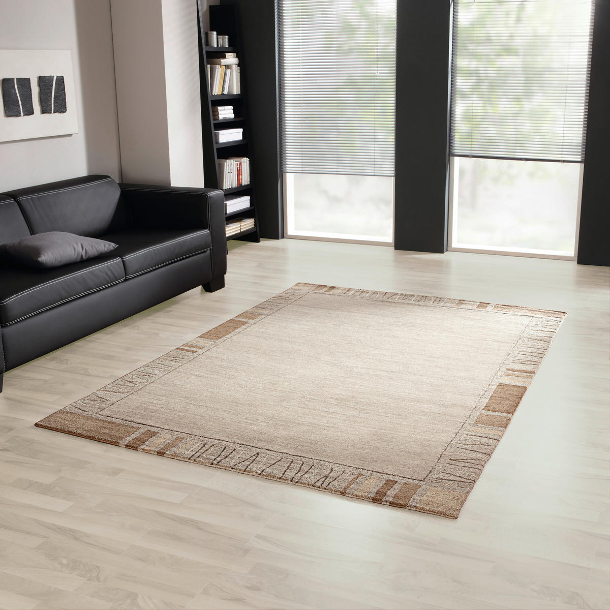 ORIENTTEPPICH 90/160 cm Sena Silk Mata Naturfarben  - Naturfarben, Basics, Textil (90/160cm) - Cazaris