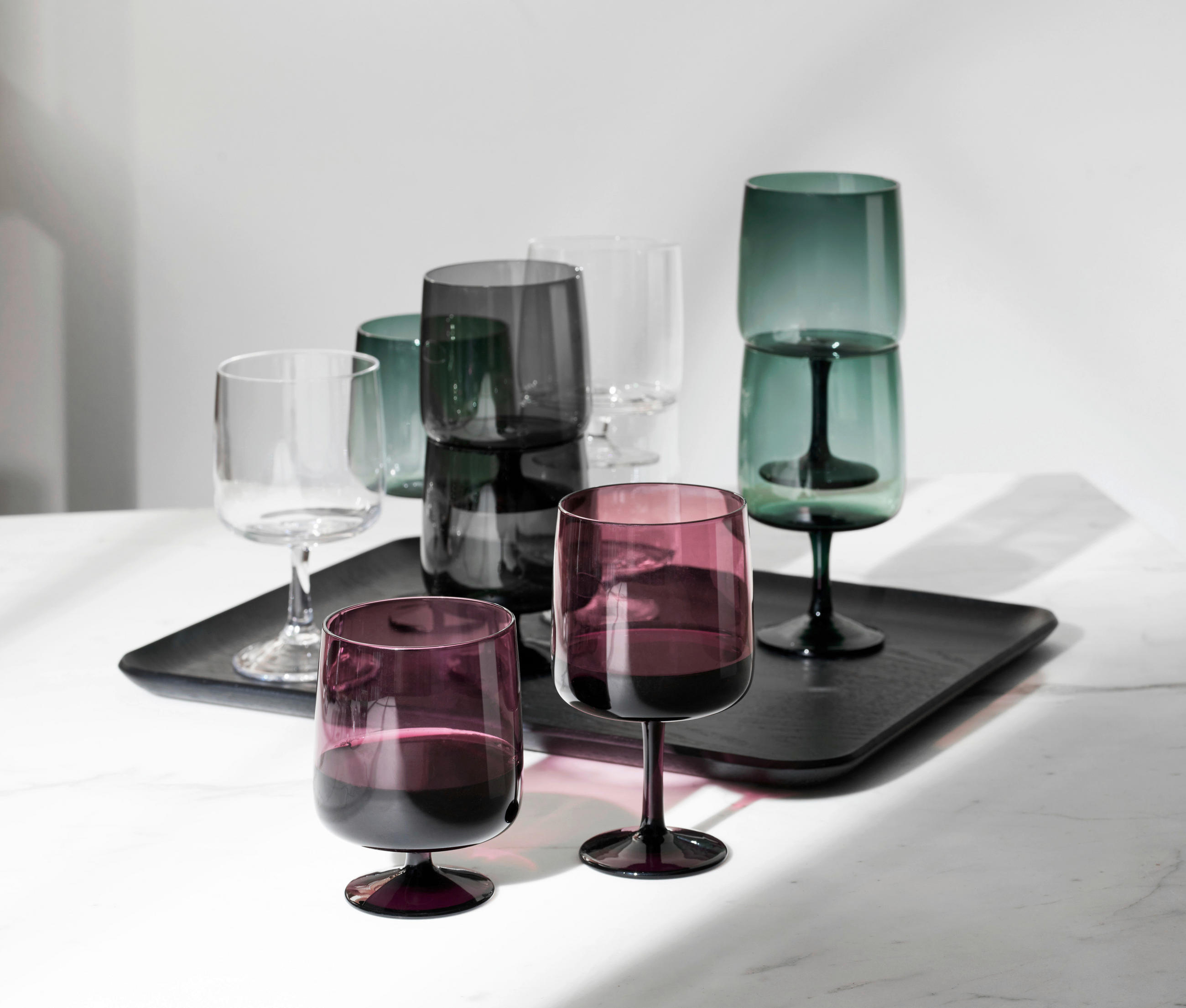 GLAS 200 ml - Grün, Design, Glas (8/14cm) - ASA