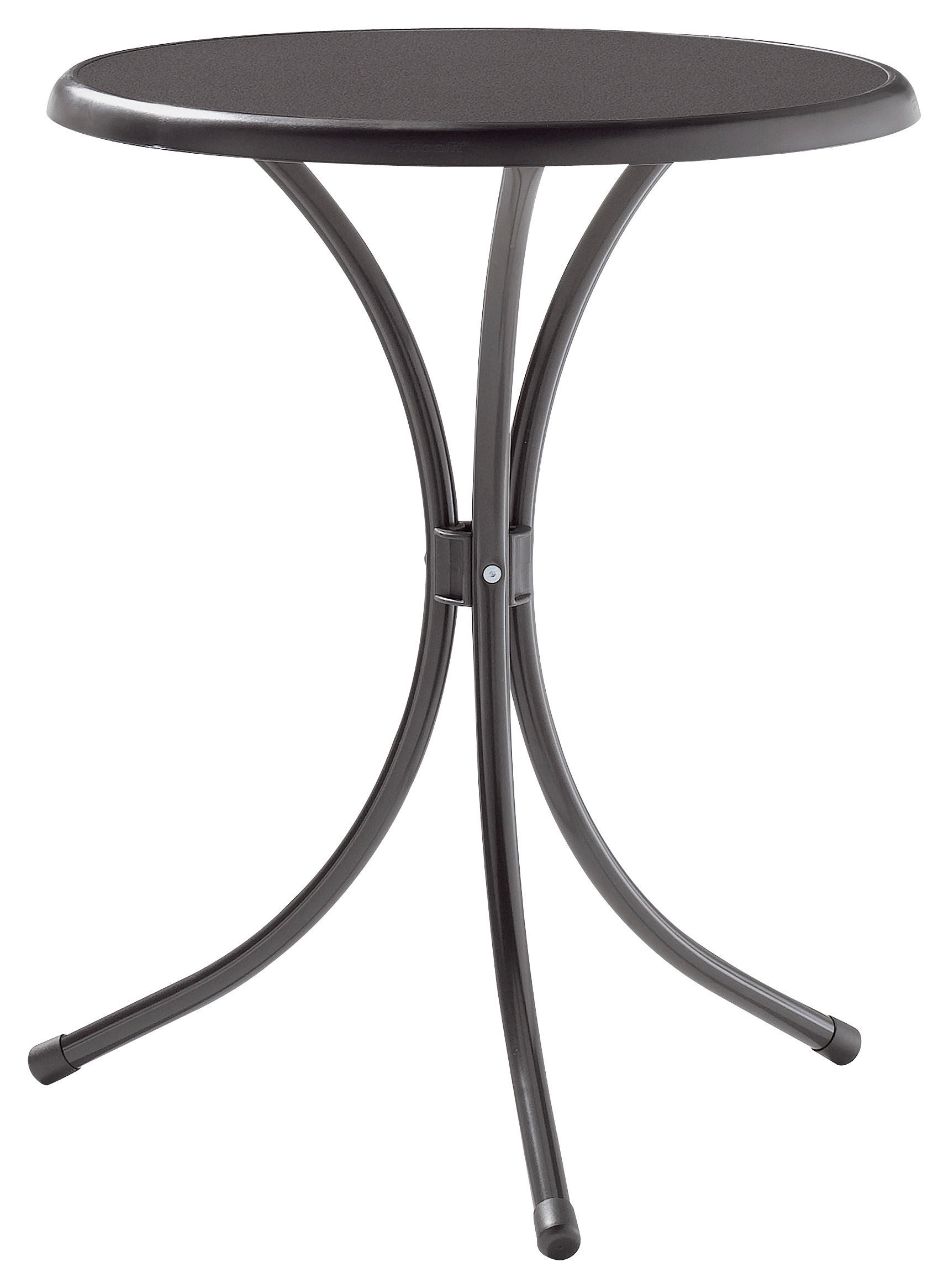 GARTENTISCH Holzwerkstoff Grau rund  - Grau, MODERN, Holzwerkstoff/Metall (60/60/72cm) - Sieger