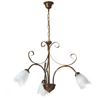 KRONLEUCHTER 4623 ODINO 60/60/80 cm   - Braun, KONVENTIONELL, Metall (60/60/80cm)