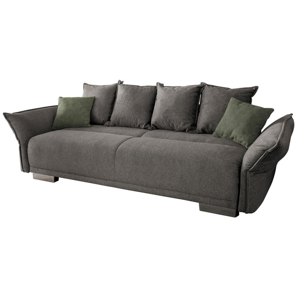 Thumbnail - Livetastic Bigsofa Pera, Graubraun, Textil, 4-Sitzer, Füllung: Schaumstoff, 242x71x90 cm, Made in EU, Rücken echt, Wohnz...