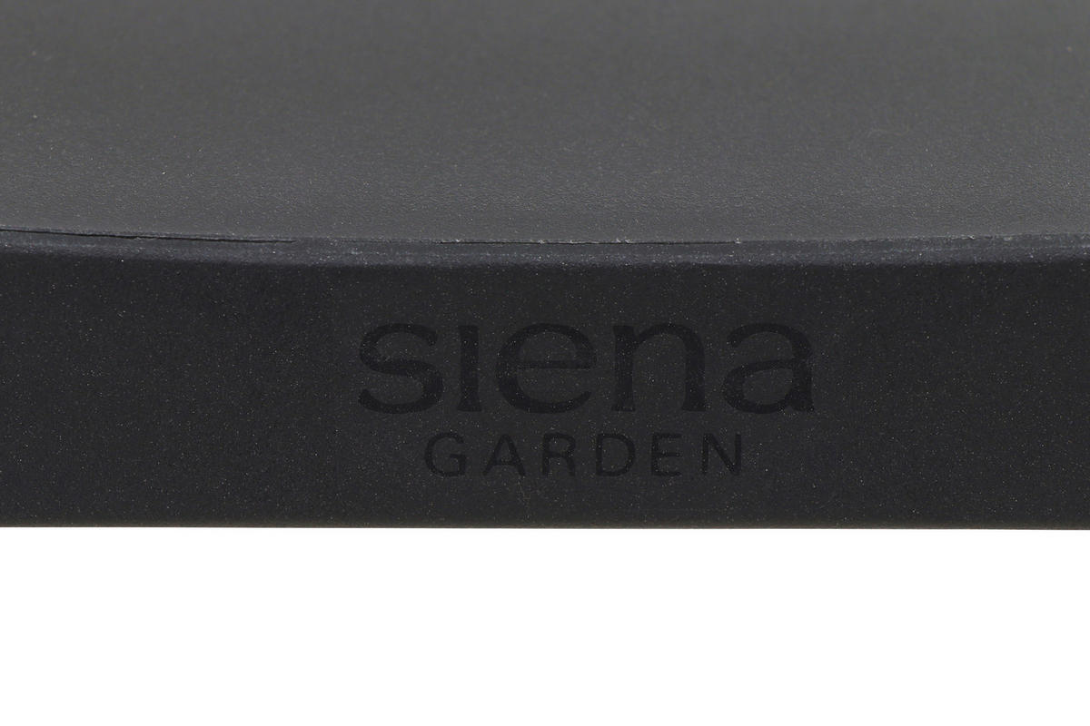 GARTENGARNITUR 3-teilig  - Anthrazit, Basics, Holzwerkstoff/Kunststoff (70/80/70cm) - Siena Garden