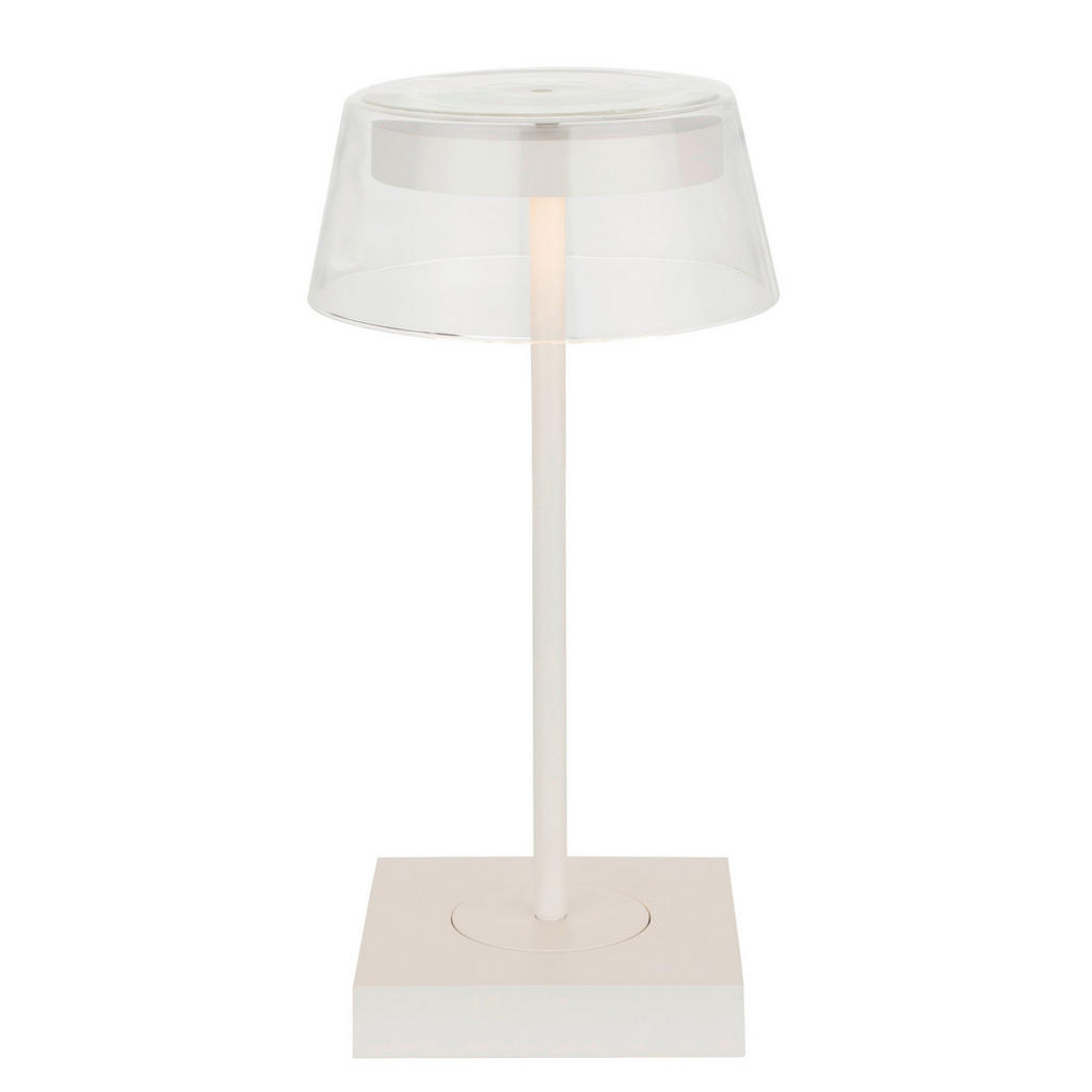 Dieter Knoll STOLNÍ LAMPA NA BATERIE, stmívač s regulačním kolečkem, 13,7/27 cm