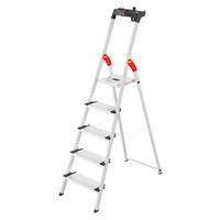 LEITER - Silberfarben, Basics, Kunststoff/Metall (48/168/101cm) - Hailo