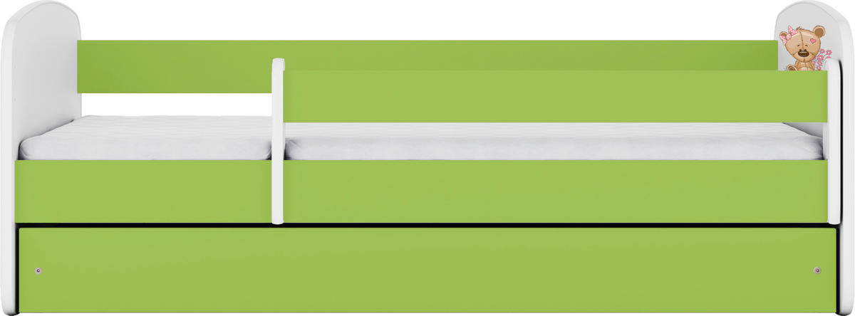 KINDER-/JUNIORBETT - Birkefarben/Weiß, MODERN, Holz/Holzwerkstoff (80/160cm) - MID.YOU