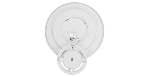 LED-DECKENLEUCHTE 30/3,5 cm   - Weiß, Basics, Kunststoff (30/3,5cm) - Novel