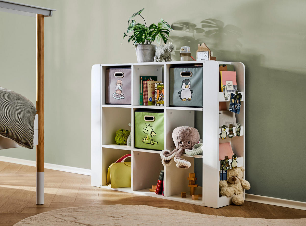 KINDERREGAL ANOUK Weiß  - Weiß, Design, Holzwerkstoff (120/92/30cm)