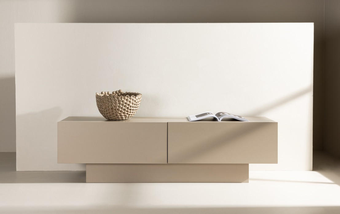 TV-BÄNK 160/45/47 cm  - beige, Design, trämaterial (160/45/47cm) - Best Price