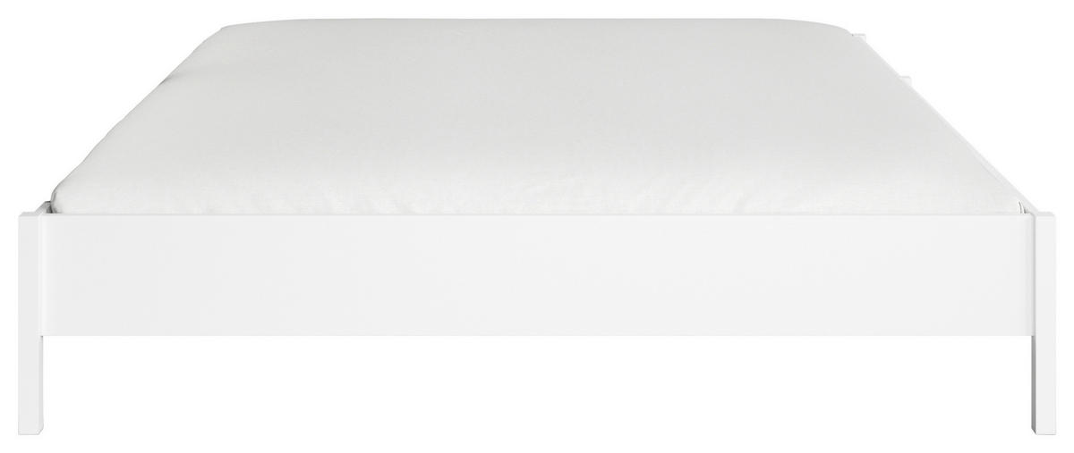 BETT 240/200 cm  in Weiss   - Weiss, Modern, Holzwerkstoff (240/200cm) - Rauch Möbel