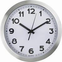 Ceas De Perete 30 cm   - alb, Konventionell, plastic/sticlă (30cm) - Boxxx