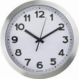 WANDUHR Weiß  - Weiß, KONVENTIONELL, Glas/Kunststoff (30cm) - Ambia Home