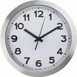 WANDUHR Weiß  - Weiß, KONVENTIONELL, Glas/Kunststoff (30cm) - Ambia Home