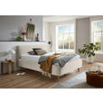 POLSTERBETT 140/200 cm  in Beige  - Eichefarben/Birkefarben, Design, Holz/Textil (140/200cm) - Xora