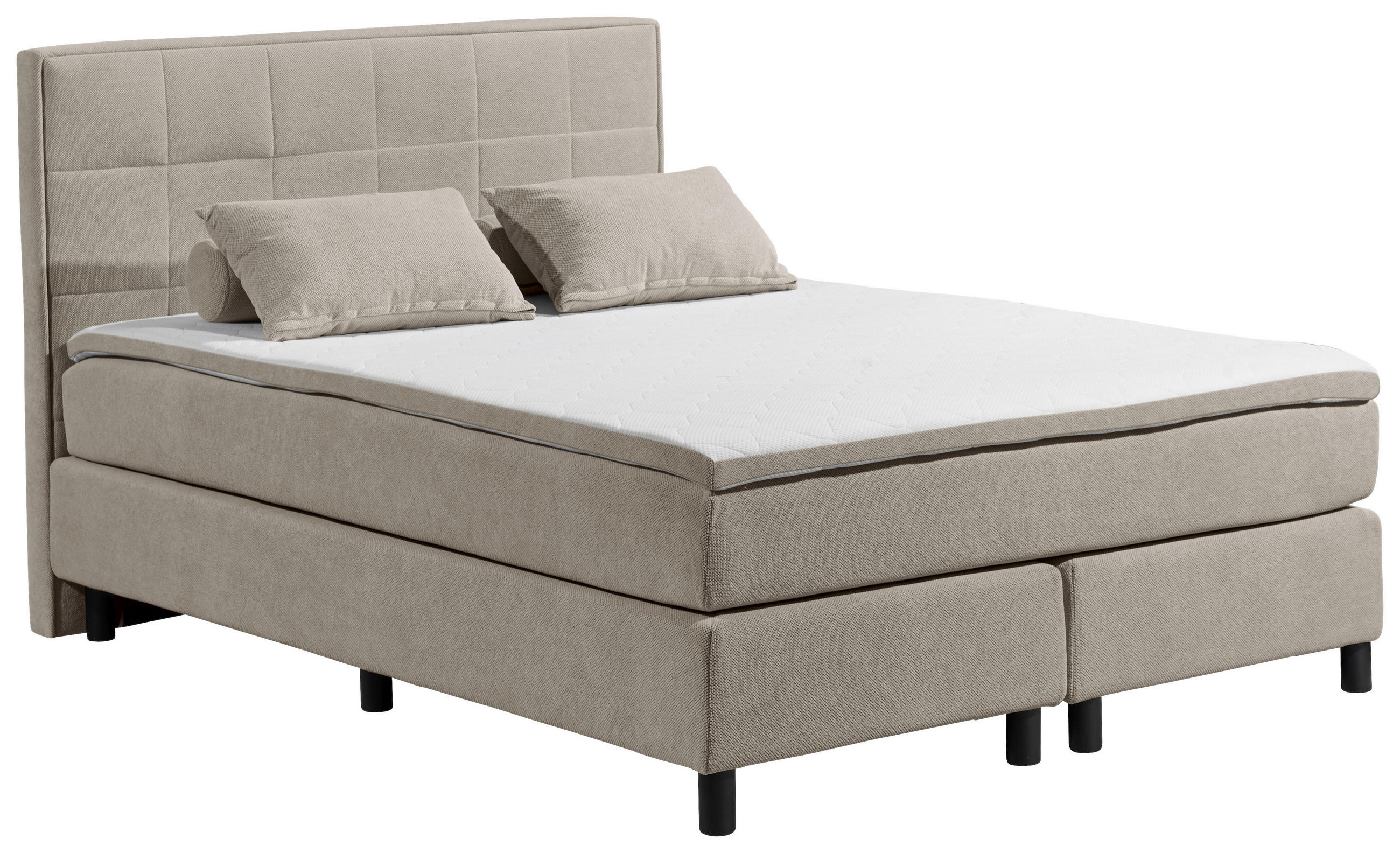 BOXBETT 140/2000 cm  in Sandfarben  - Sandfarben, MODERN, Holzwerkstoff/Kunststoff (140/2000cm) - MID.YOU
