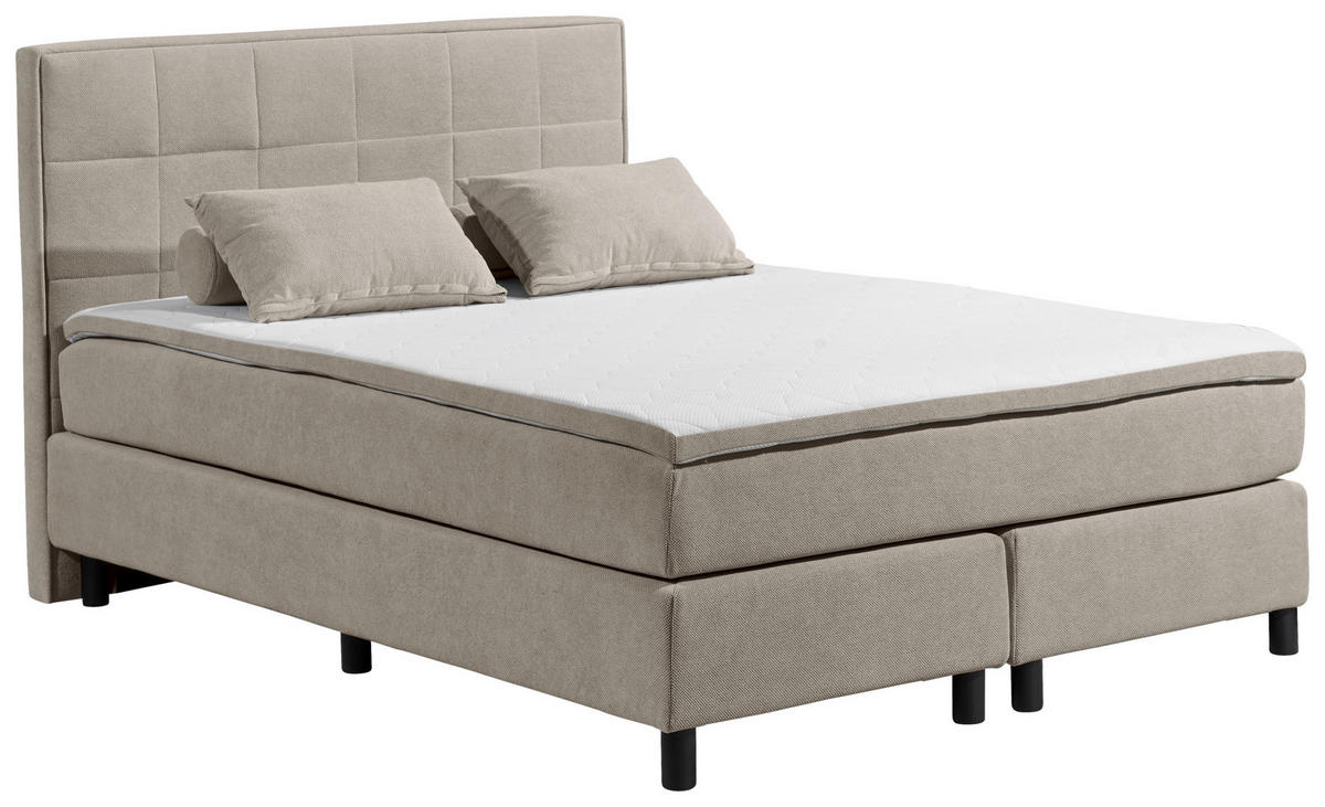 BOXBETT 140/200 cm in Sandfarben von MID.YOU