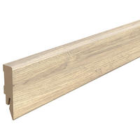 SOCKELLEISTE, Eiche hellbraun Hellbraun  - Hellbraun, KONVENTIONELL, Holzwerkstoff (240/1.4/5.8cm) - Egger Holzwerkstoffe