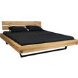 BALKENBETT 180/200 cm  in   - Schwarz, Natur, Holz/Metall (180/200cm) - Carryhome