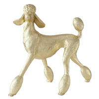 DEKOR KUTYA - aranyszínű, Basics, műanyag (82/39/74,5cm) - Ambia Home