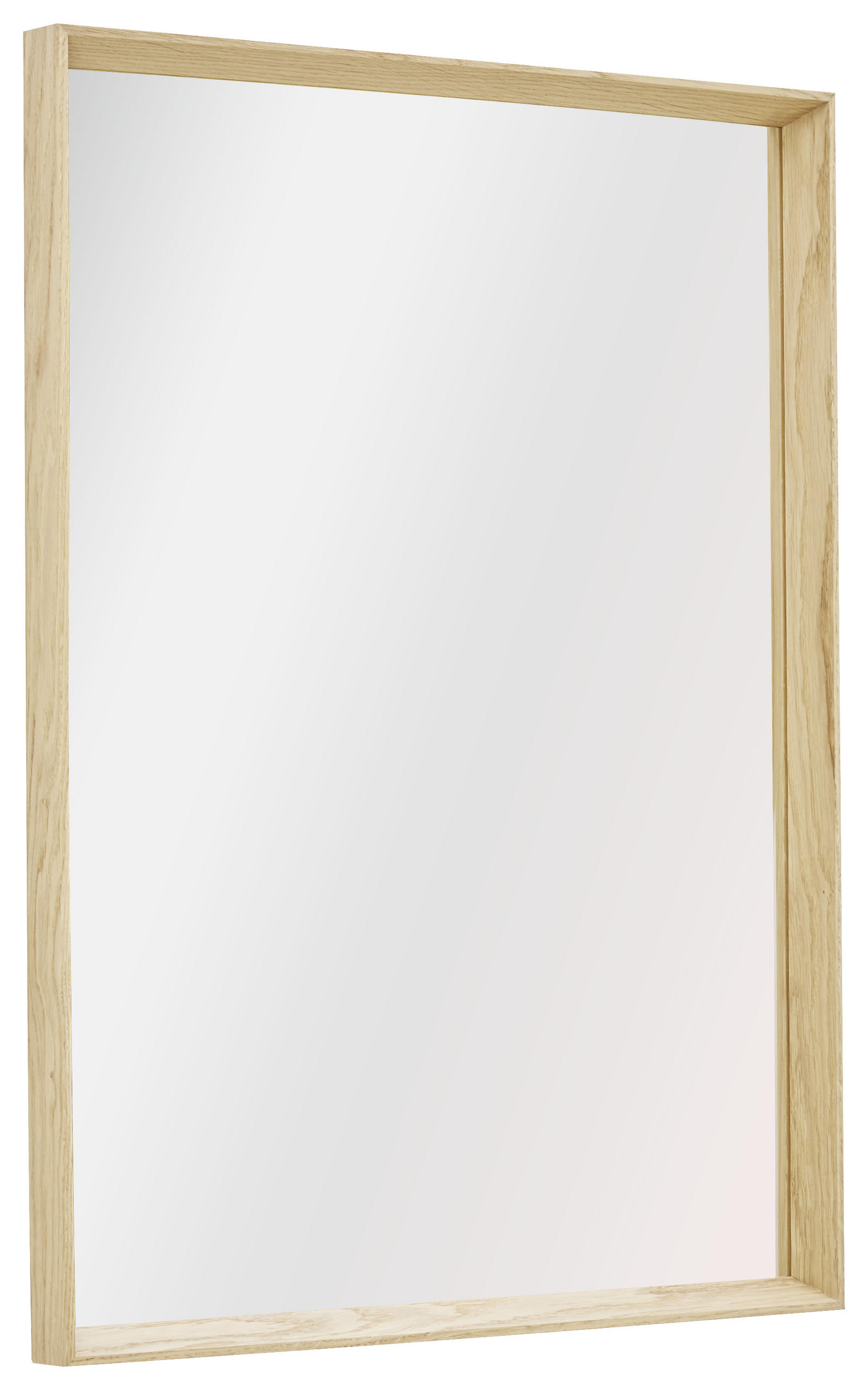 NÁSTĚNNÉ ZRCADLO 52/72,5/4 cm  - barvy dubu, Design, dřevo/sklo (52/72,5/4cm) - Xora