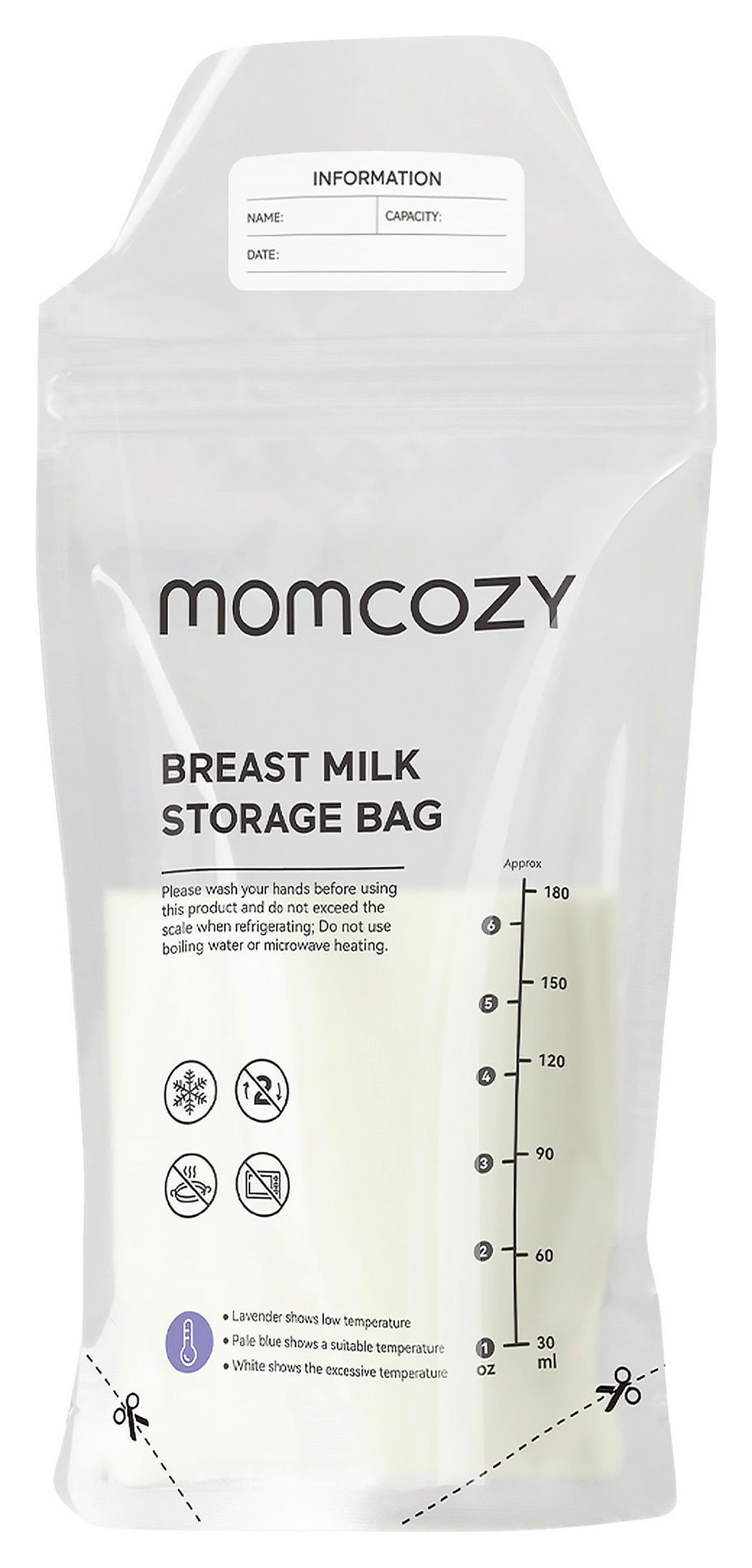 STERILISATIONSBEUTEL   - Basics (11/13/10cm) - Momcozy