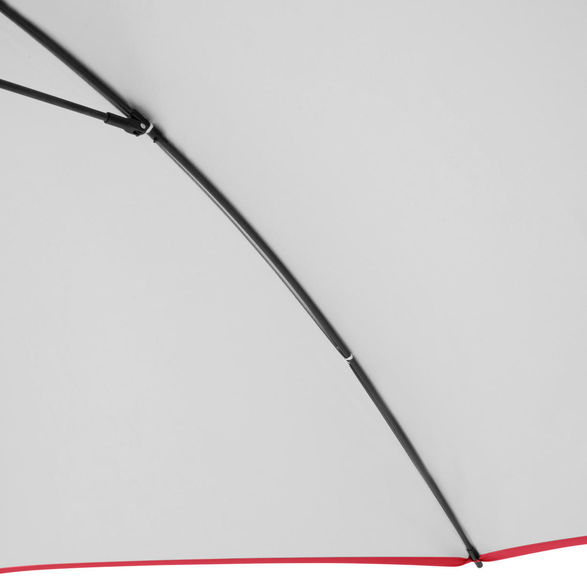 SONNENSCHIRM 200 cm  - Anthrazit/Rot, KONVENTIONELL, Textil/Metall (200cm) - Doppler