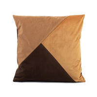 KISSENHÜLLE Peppino 50/50 cm  - Sandfarben/Dunkelbraun, Basics, Textil (50/50cm) - Novel