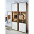VITRINE in vollmassiv Kerneiche Weiß, Eichefarben, Transparent - Eichefarben/Transparent, Natur, Glas/Holz (50/196/39cm) - Valnatura VITRINE in vollmassiv Kerneiche Weiß, Eichefarben, Transparent - Eichefarben/Transparent, Natur, Glas/Holz (50/196/39cm) - Valnatura