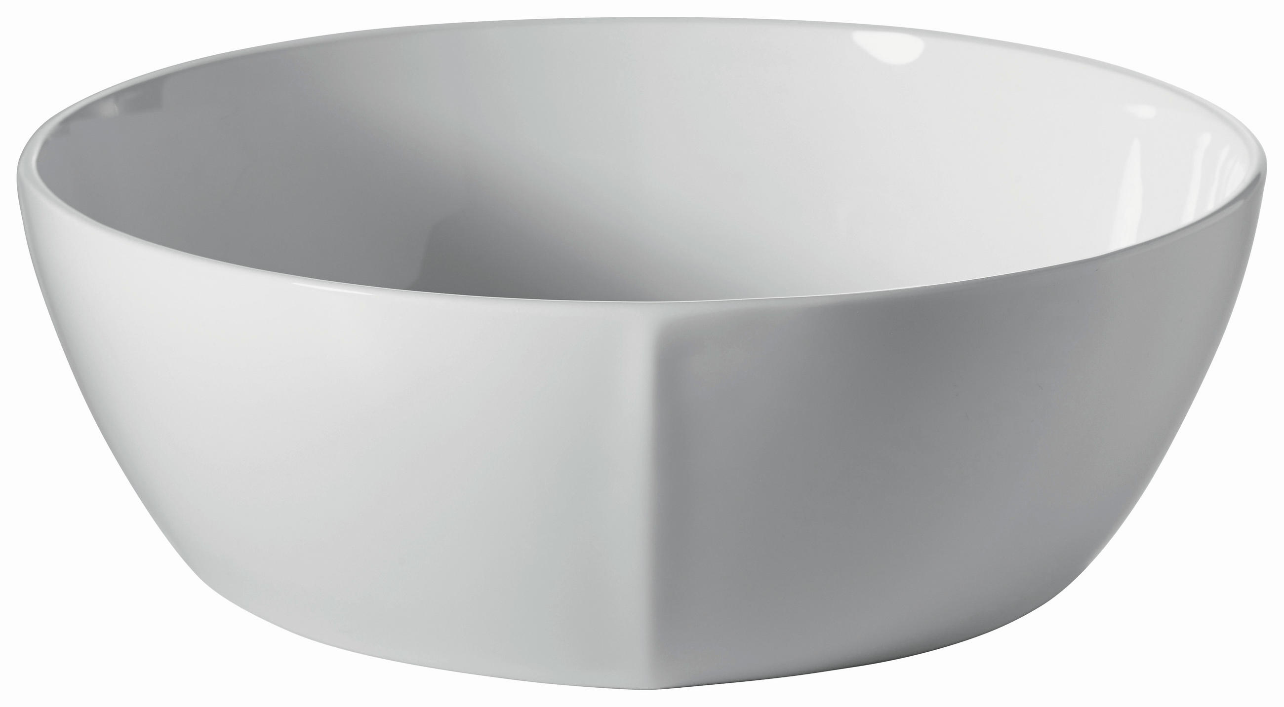 SALATSCHÜSSEL  SUNSET 23 cm  - Weiss, Basics, Keramik (23cm) - Novel