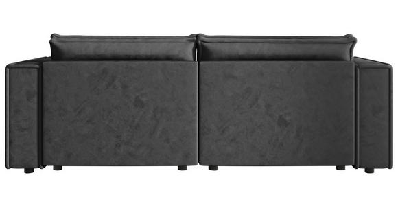 SOFA Webstoff Anthrazit  - Anthrazit/Schwarz, MODERN, Kunststoff/Textil (250/68/104cm) - Xora