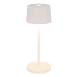 AKKU-TISCHLEUCHTE  7,5/20 cm    - Weiß, Design, Kunststoff/Metall (7,5/20cm) - Dieter Knoll