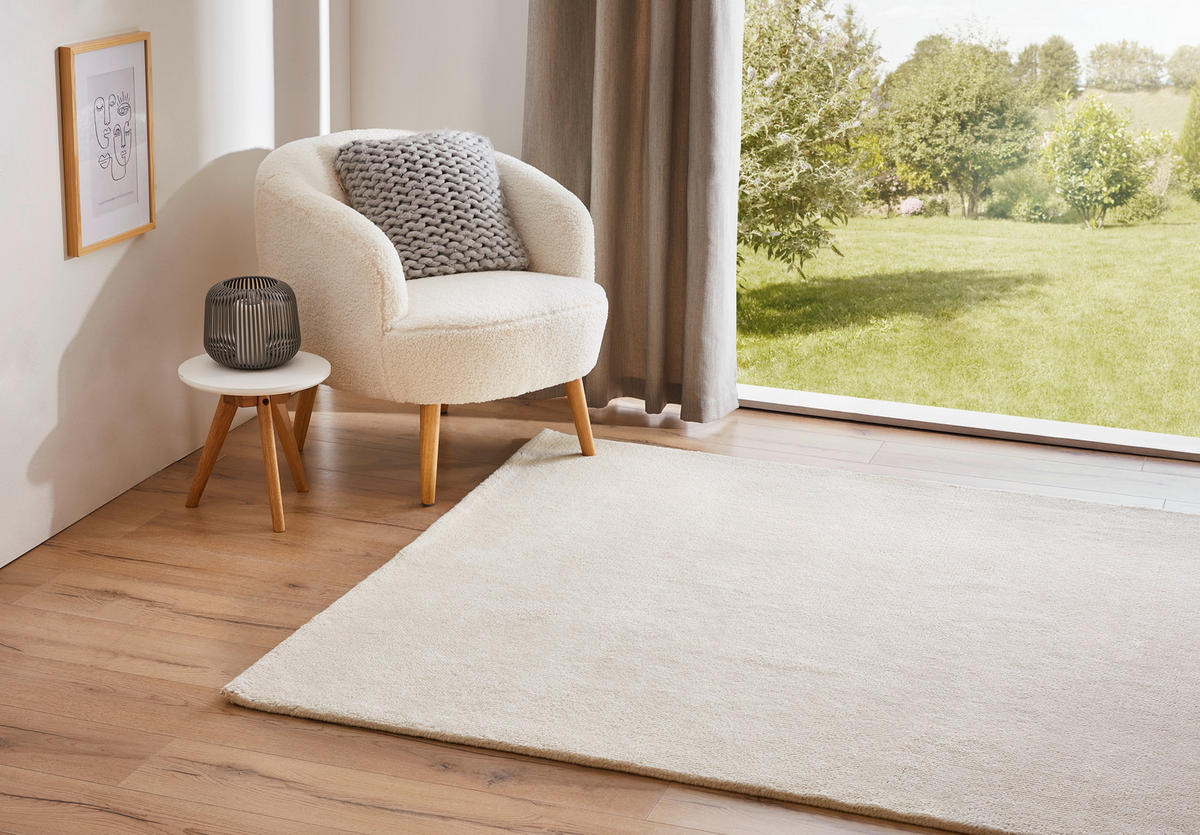 BERBERTEPPICH 135/195 cm Naturfarben  - Naturfarben, Basics, Naturmaterialien (135/195cm) - Linea Natura