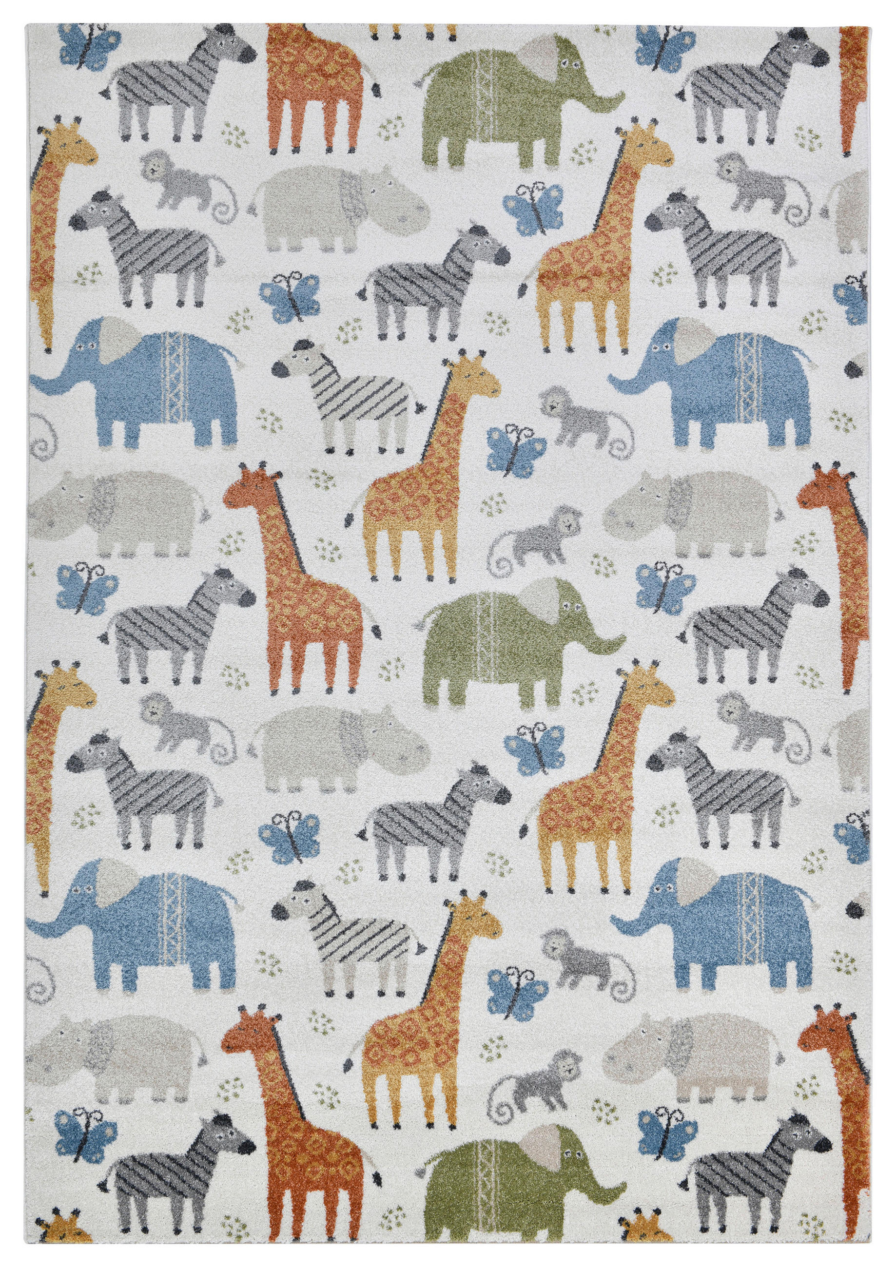 DĚTSKÝ KOBEREC, 160/230 cm, modrá, krémová - modrá/krémová, Design, textil (160/230cm) - Ben'n'jen