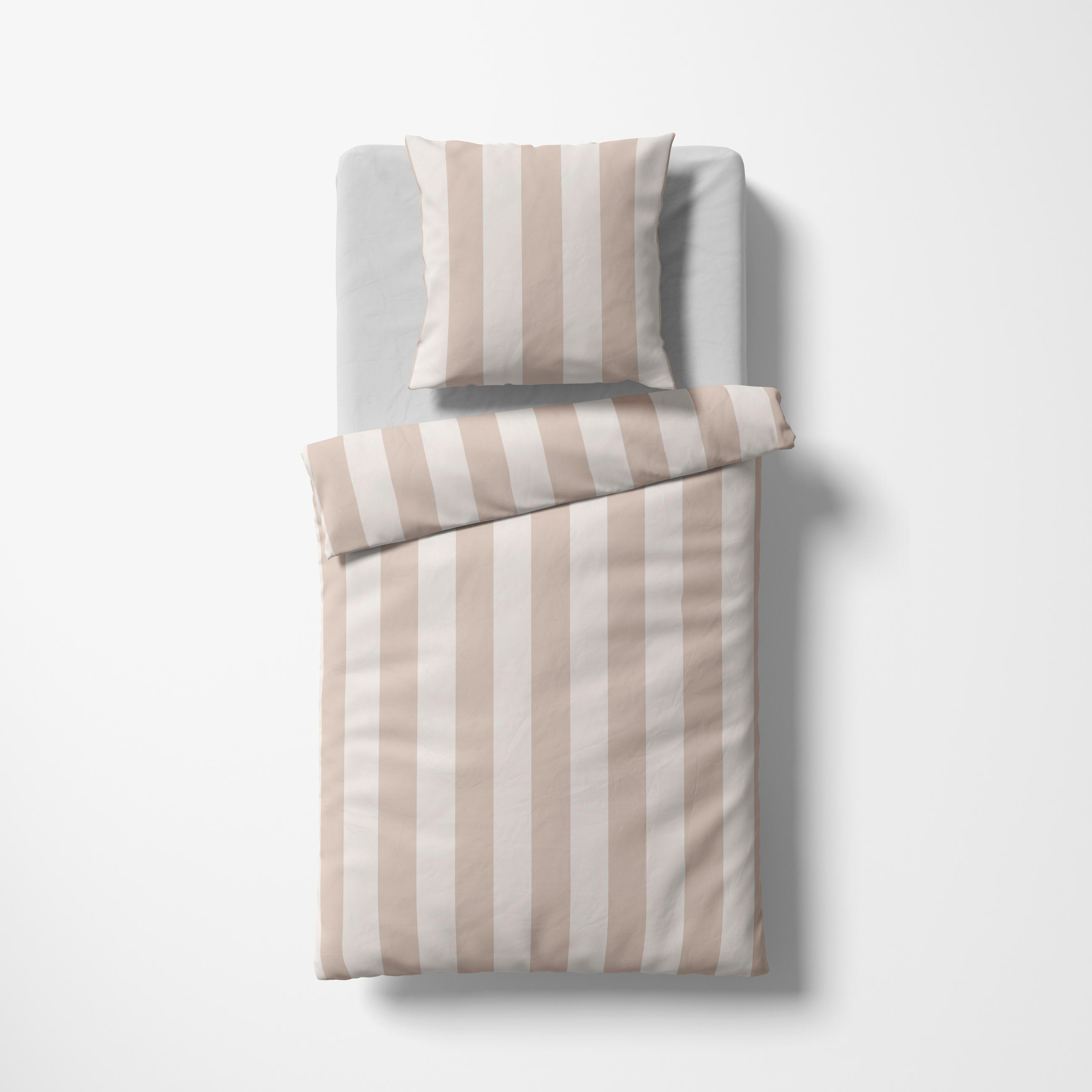 BETTWÄSCHE Modern Life Makosatin 155/220 cm  - Beige, Basics, Textil (155/220cm) - Fleuresse