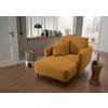 XXL-SESSEL Cord Goldfarben    - Goldfarben/Schwarz, Design, Textil/Metall (112/95/158cm) - Livetastic