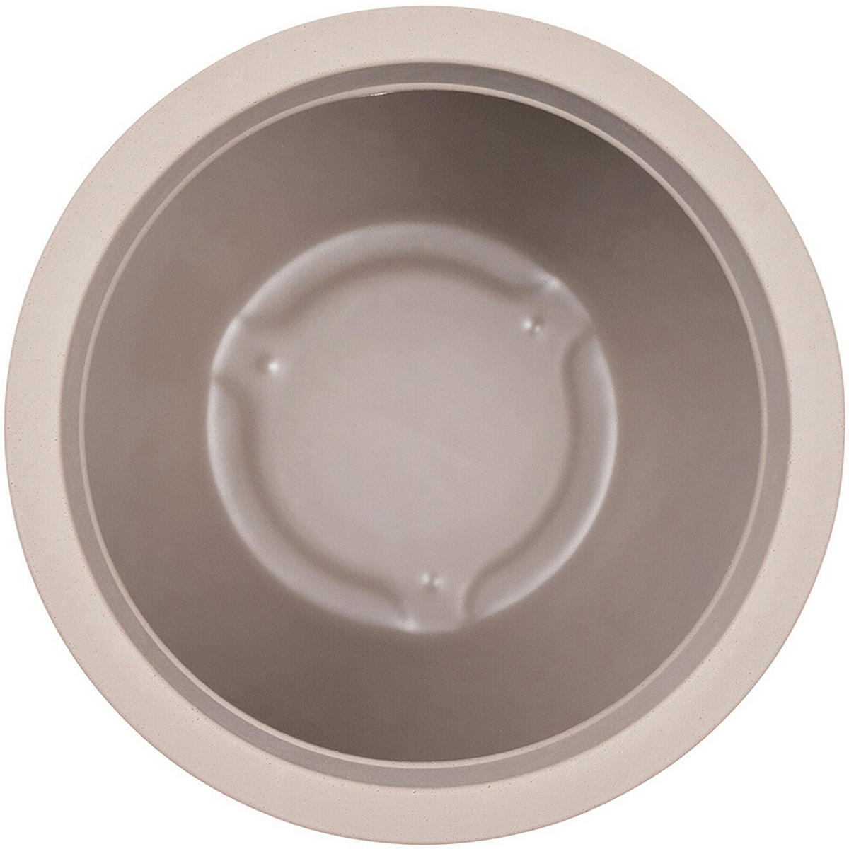 PFLANZENTOPF   - Taupe, Basics, Kunststoff (45/36cm) - Siena Garden