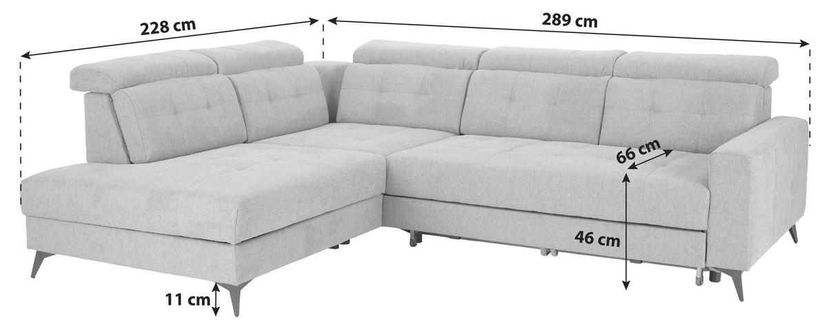 HÖRNSOFFA i velour antracit  - svart/antracit, Romantik / Lanthus, metall/textil (228/289cm) - MID.YOU