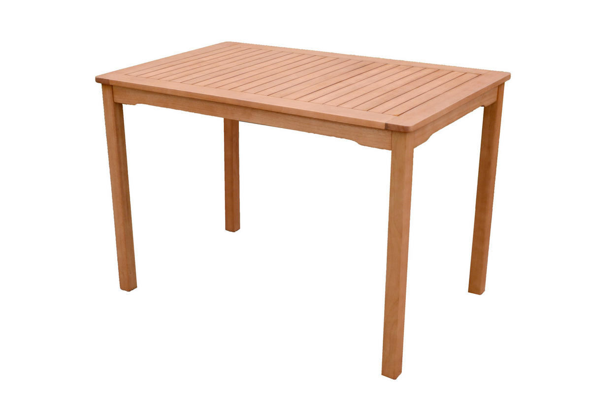 GARTENTISCHGRUPPE  - Eukalyptusholzfarben, Basics, Holz - Gardenson