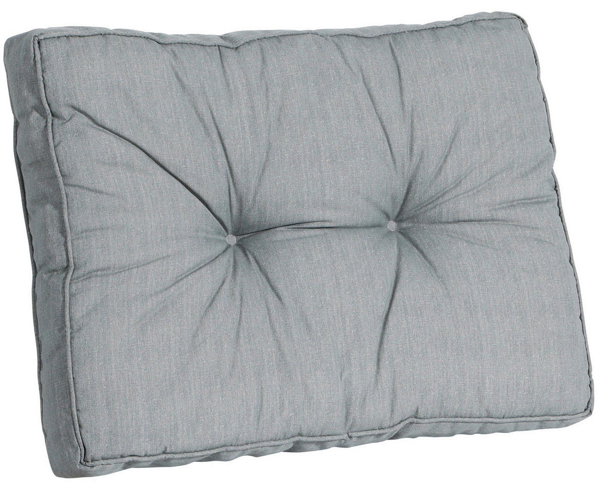 RÜCKENKISSEN  - Grau, Basics, Textil (60/43/8cm)