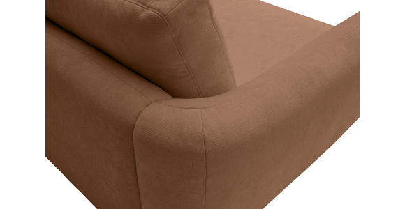 ECKSOFA  in Chenille Braun  307/224 cm  - Schwarz/Braun, KONVENTIONELL, Kunststoff/Textil (307/224cm) - Hom`in