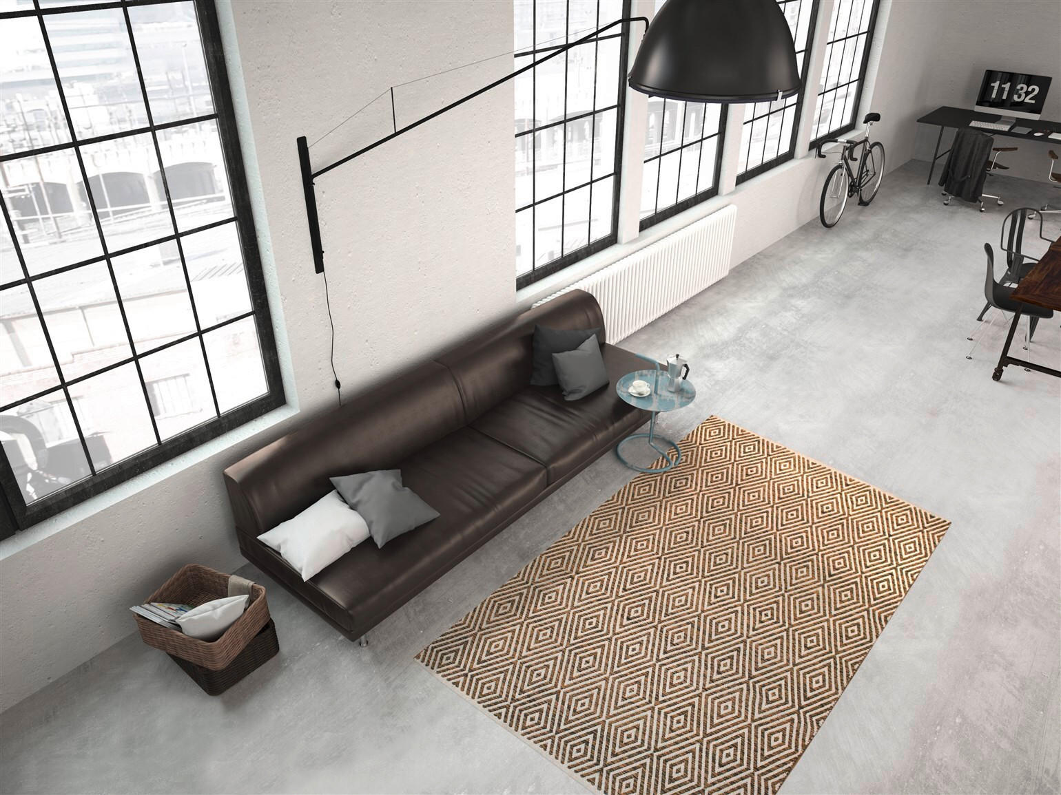 FLACHWEBETEPPICH 80/150 cm Aperitif 310 Beige / Braun Braun, Beige  - Beige/Braun, KONVENTIONELL, Textil (80/150cm)