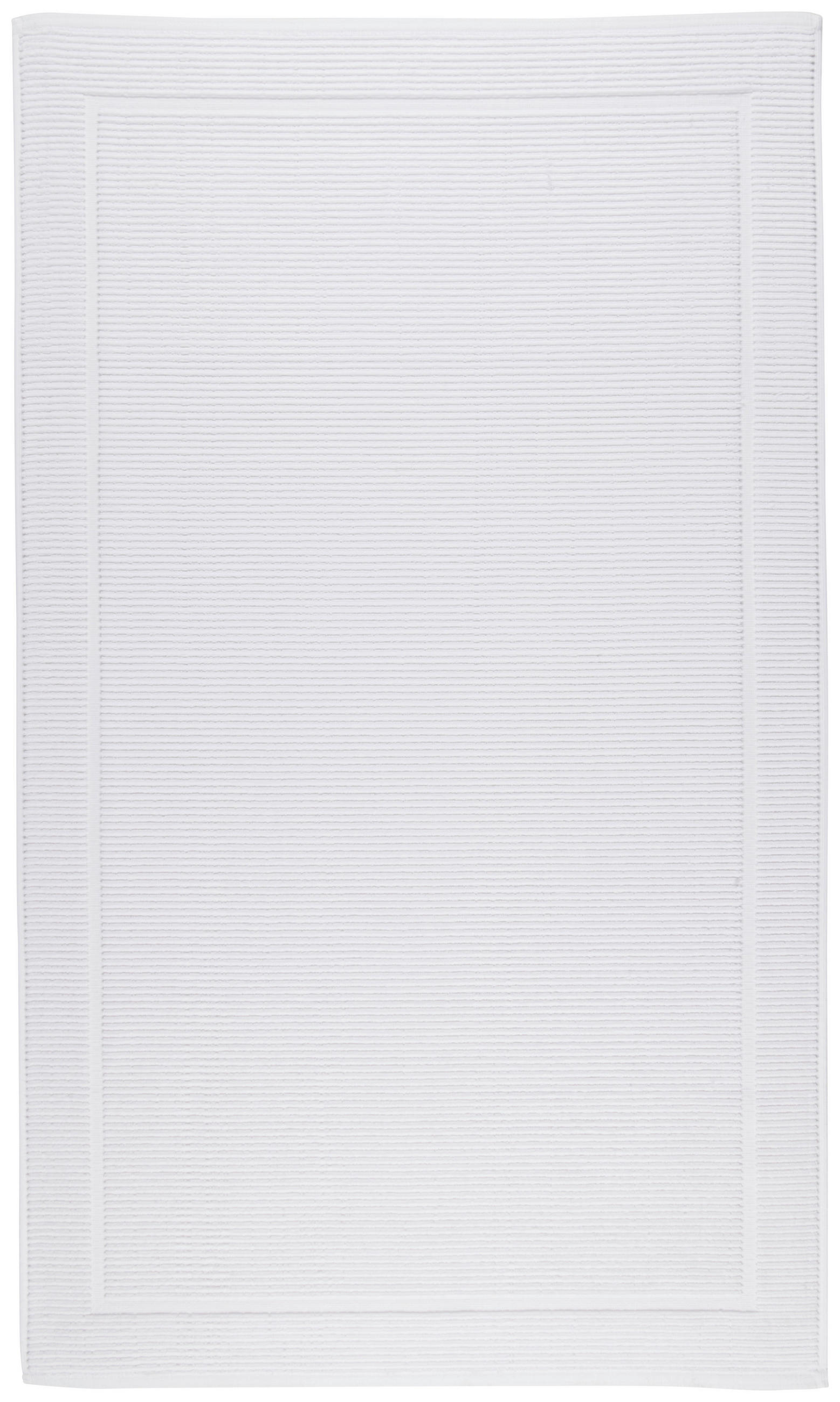 BADEMATTE Weiß 70/120 cm  - Weiß, Basics, Textil (70/120cm) - Bio:Vio