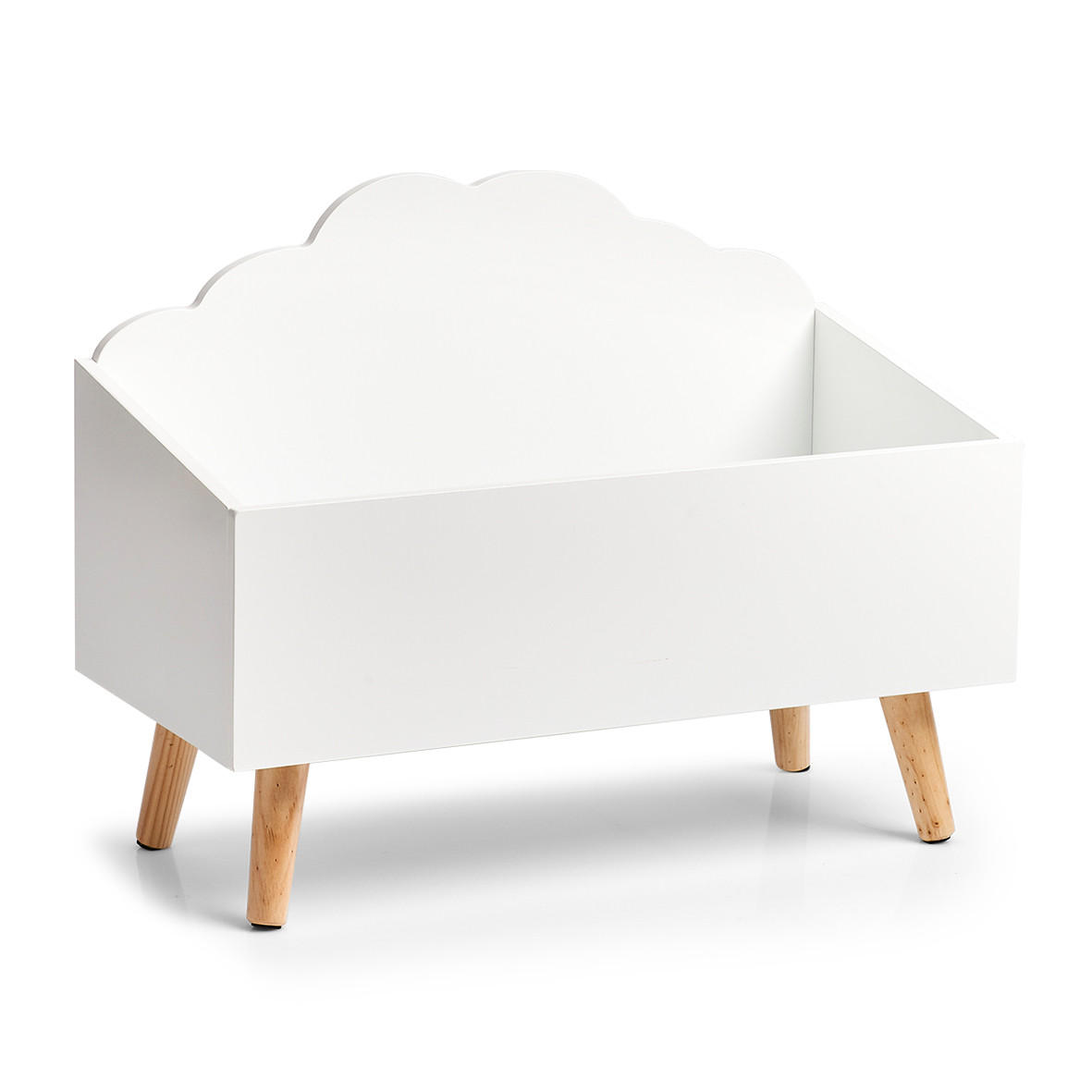 SPIELZEUGTRUHE  - Weiß, Basics, Holzwerkstoff (58/28/45cm) - Zeller Present