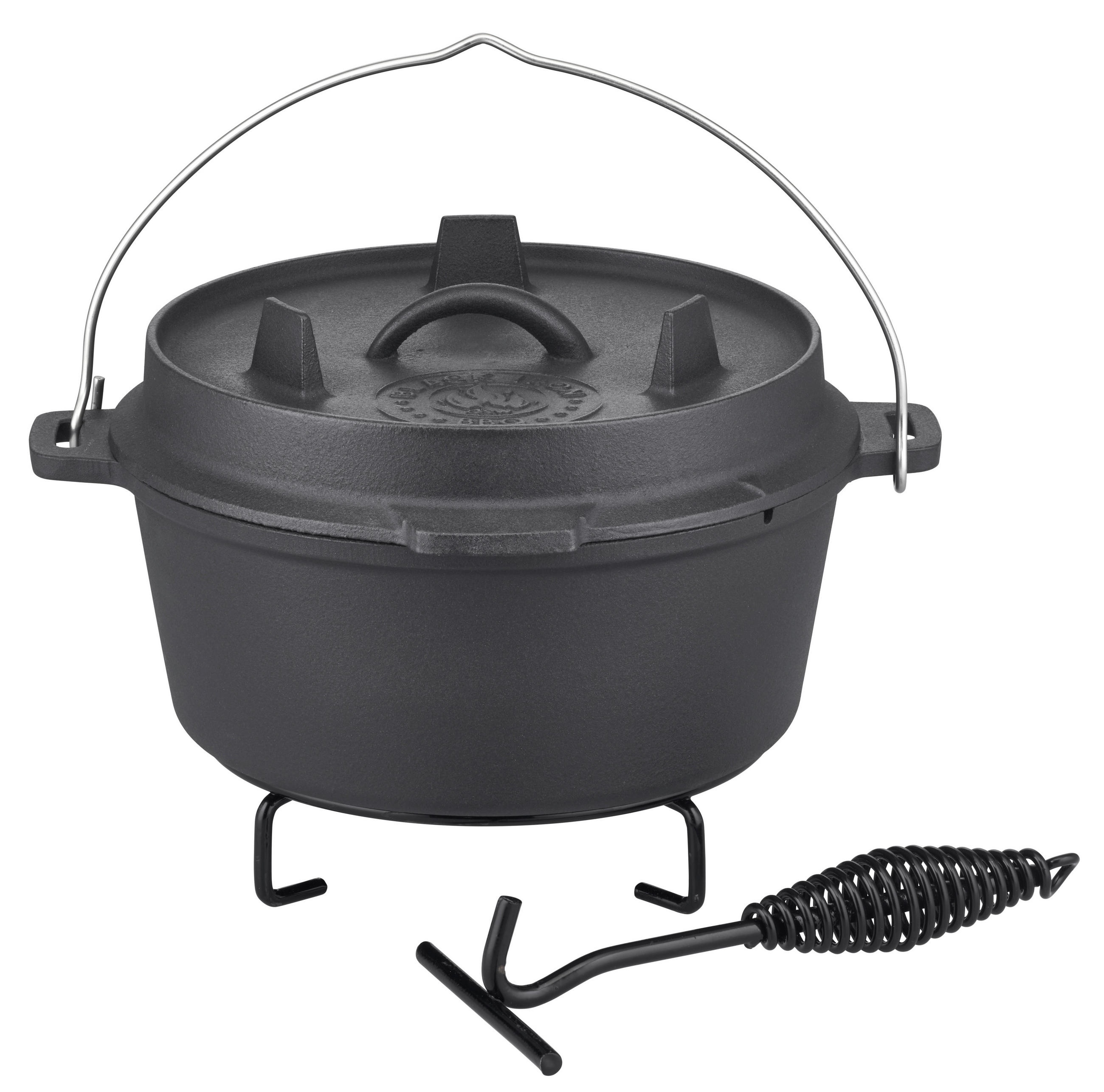 SADA NÁDOBÍ - HOLANDSKÁ TROUB  - černá, Basics, kov (4,2kg) - GSW