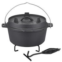 SADA NÁDOBÍ - HOLANDSKÁ TROUB  - černá, Basics, kov (4,2kg) - GSW