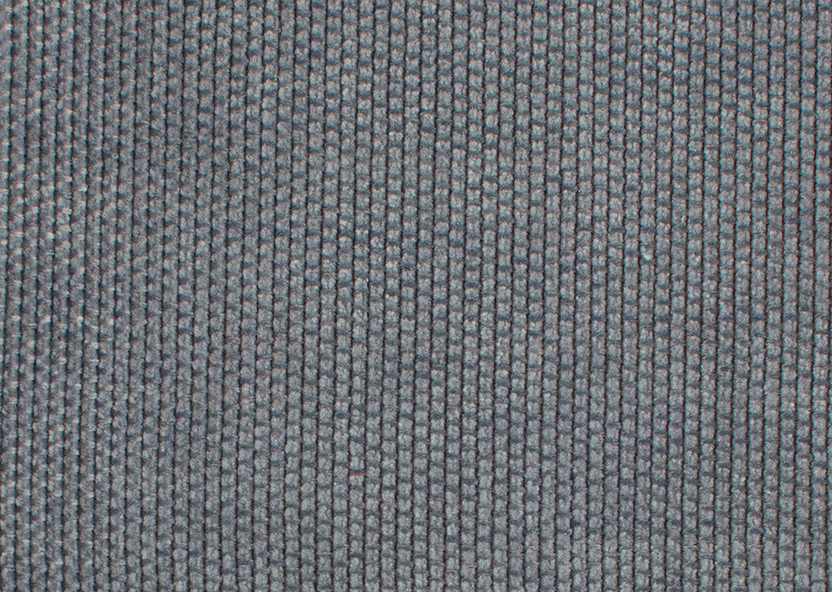 ECKSOFA in Chenille Grau  - Schwarz/Grau, Design, Textil/Metall (224/305cm) - Dieter Knoll