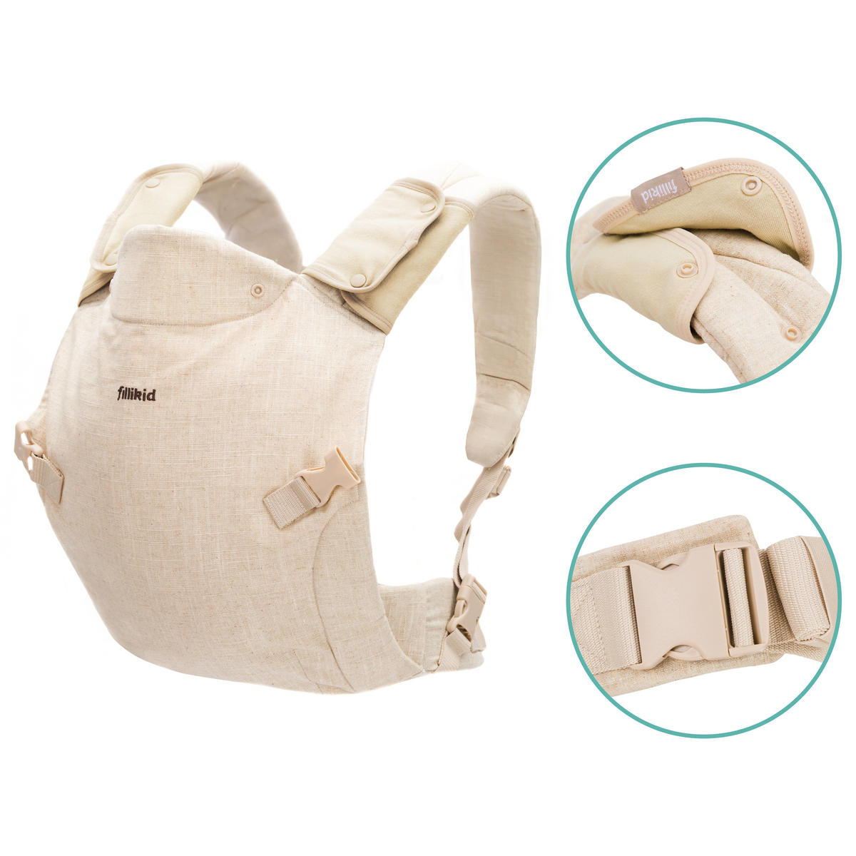 BABYTRAGE  - Sandfarben, Basics, Textil - Fillikid