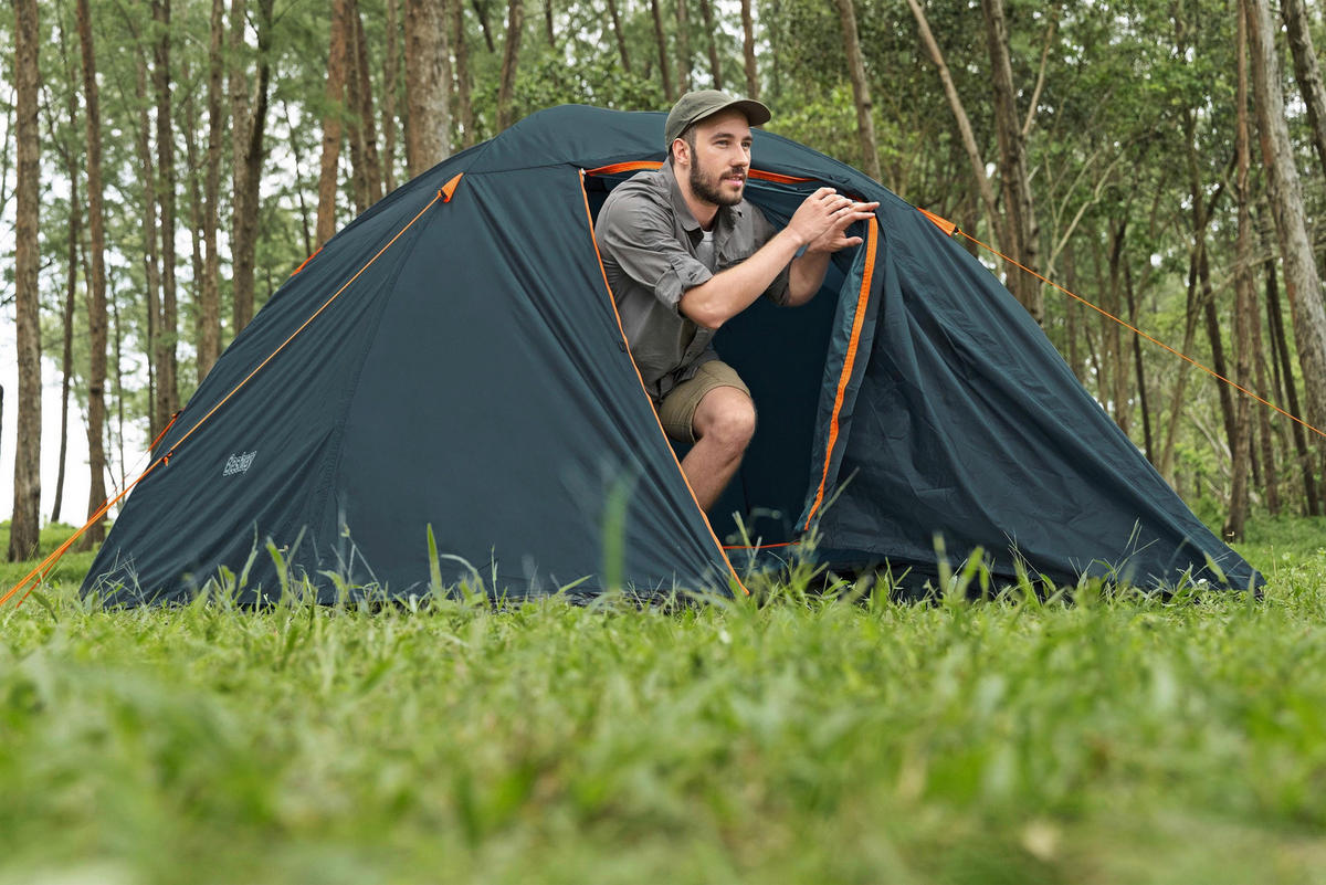 ZELT - Dunkelgrau, KONVENTIONELL, Glas/Kunststoff (280/240/140cm) - Bestway