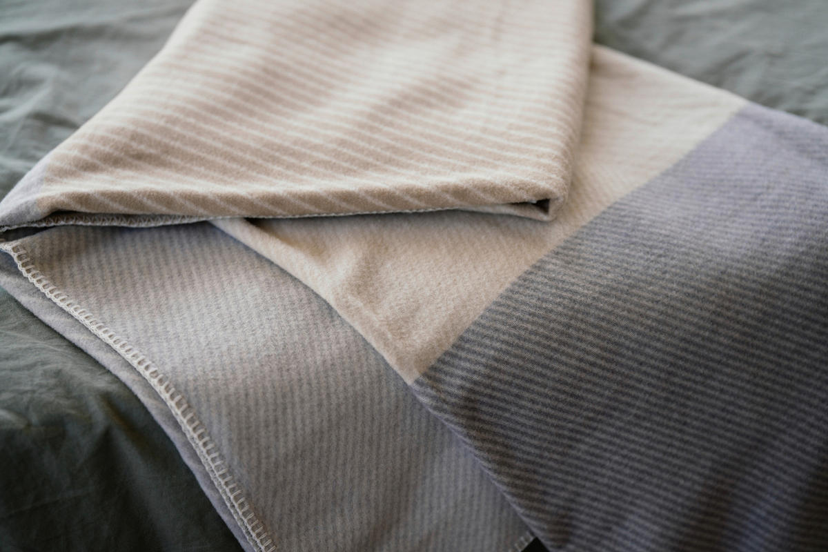 FILT 2286 Salima 150/200 cm  - beige/grå, Klassisk, textil (150/200cm) - Ibena