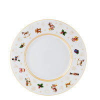 FARFURIE PENTRU DESERT 23 cm  - alb, Konventionell, ceramică (23cm) - X-Mas