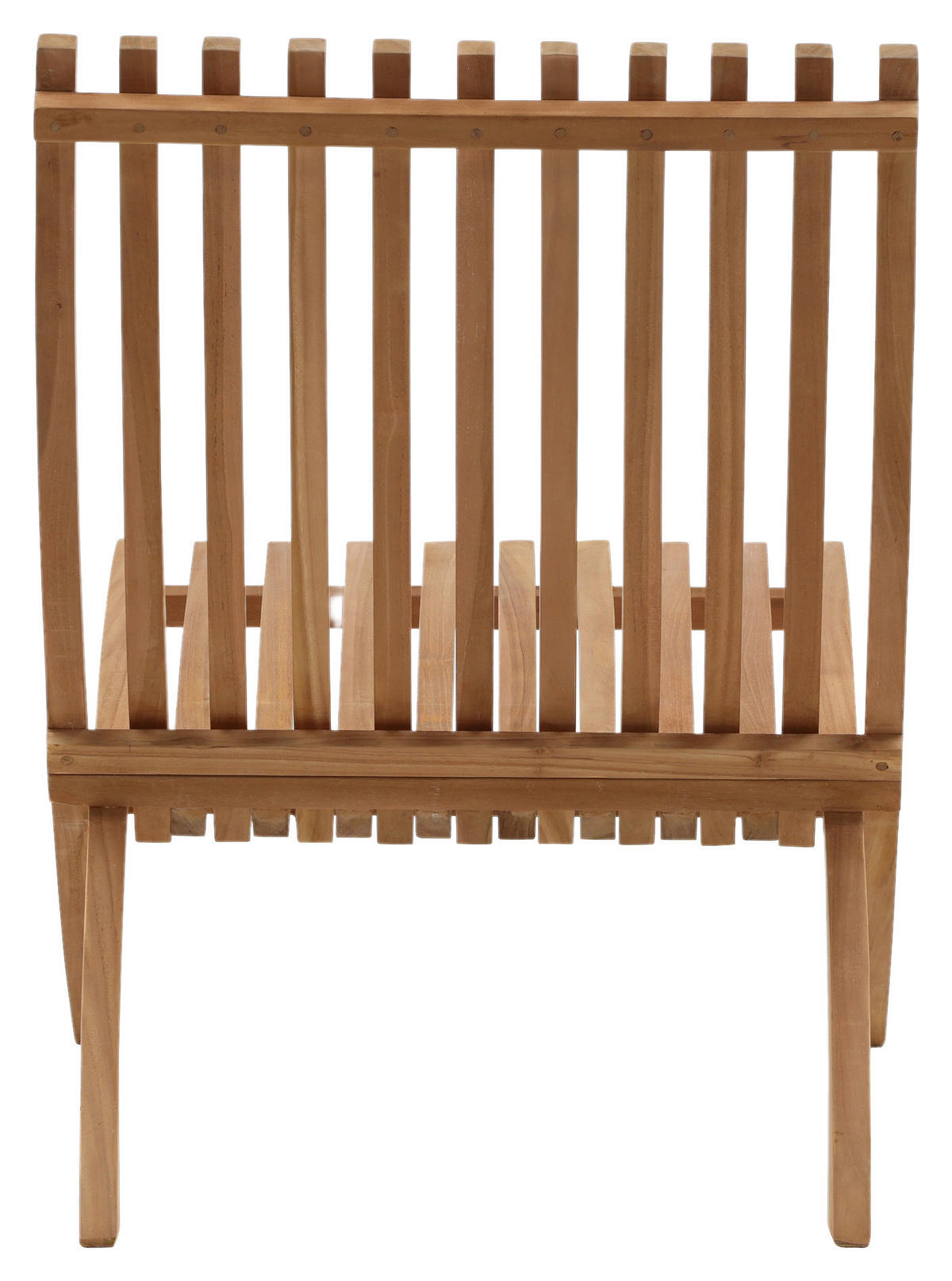 Loungesessel 2er-Set Teakfarben Teakholz  - Teakfarben, KONVENTIONELL, Holz (73/85/63cm) - Gardenson